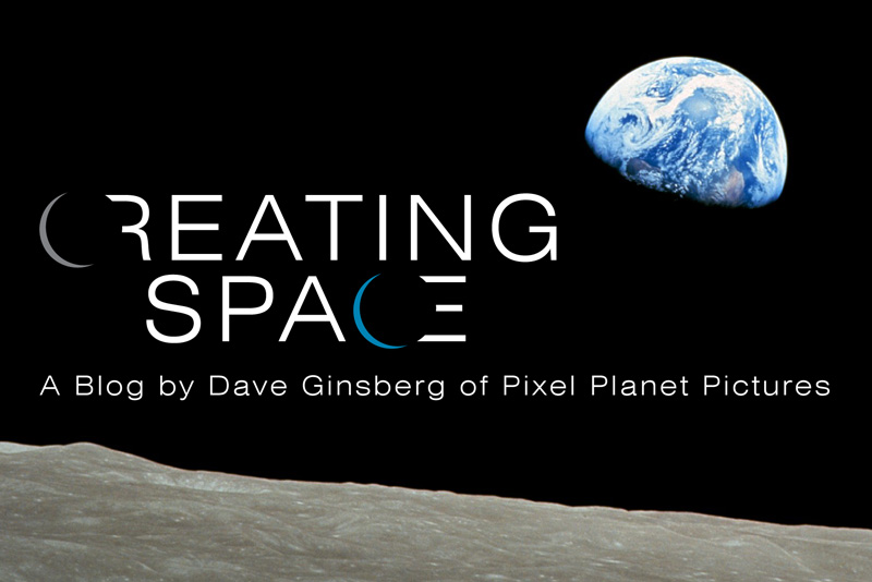 Blog image: Creating Space: A blog by Dave Ginsberg of Pixel Planet Pictures
