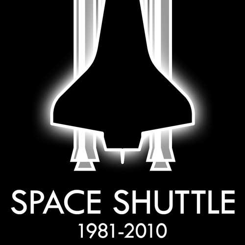 Thumbnail image: Space Shuttle Program patch design by Dave Ginsberg