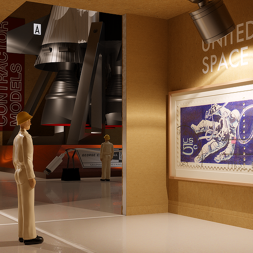 Thumbnail image: U.S. Space Stamps by Dave Ginsberg