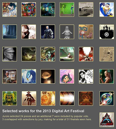 Redmond Digital Art Festival selected works, 2014