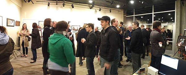 Redmond Digital Art Festival opening night reception, 2014