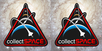 collectSPACE insignia 3D design by Dave Ginsberg